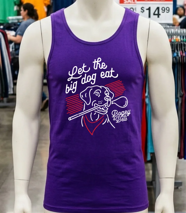 Let The Big Dog Eat Bogey And Bets Shirt Purple Shirt