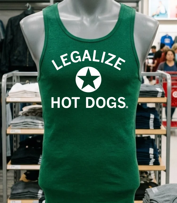 Legalize Hot Dogs Star Shirt Green Shirt